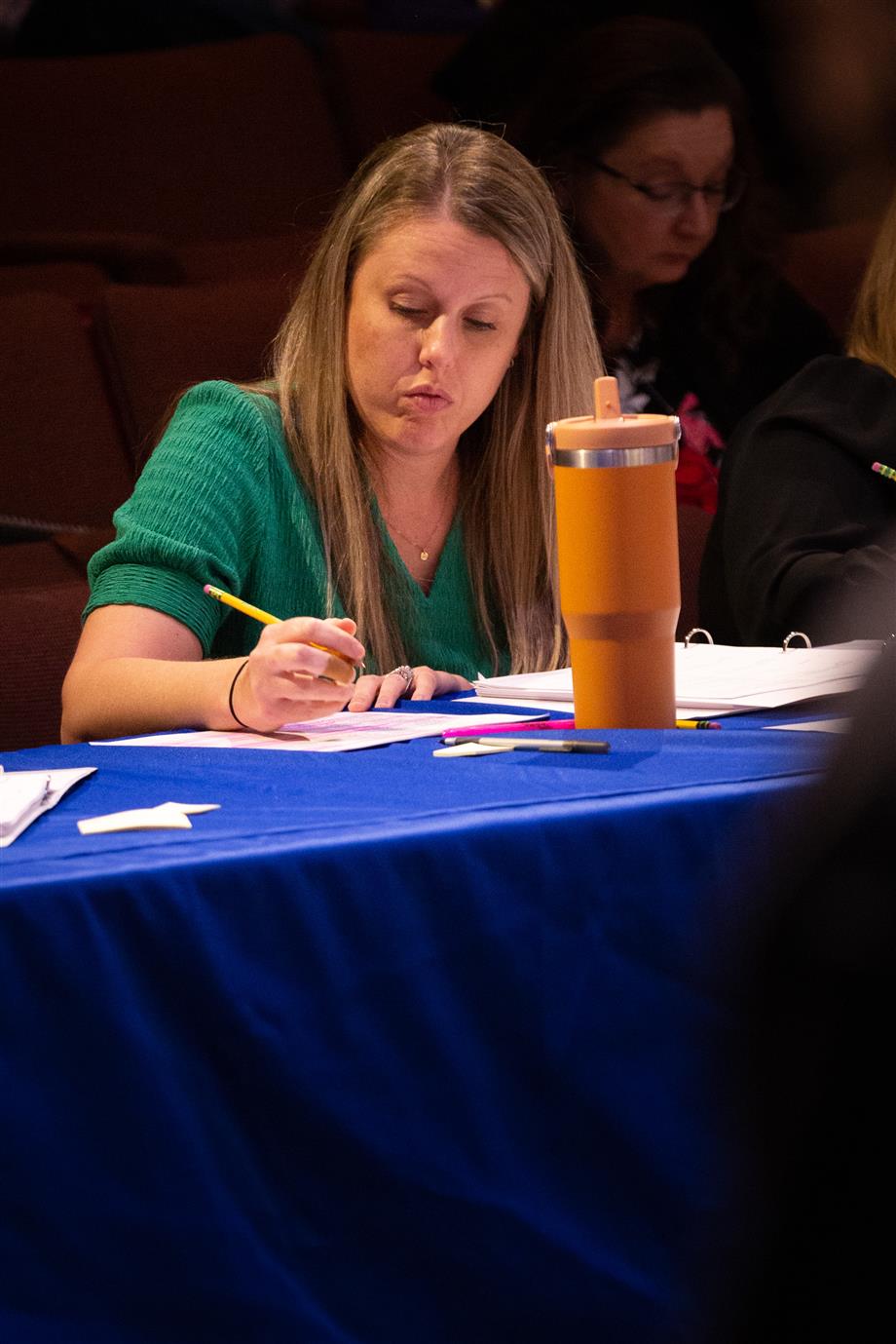 Chandler Unified Spelling Bee judge